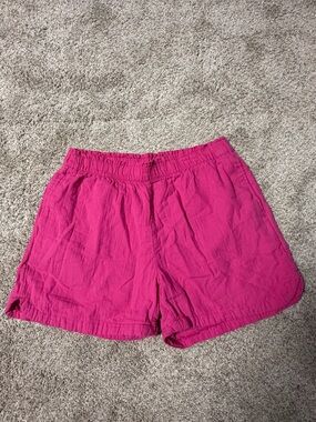 Old Navy Hot Pink Pull-On Cotton Shorts